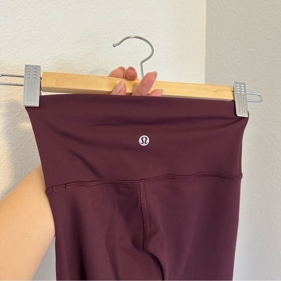 Lululemon Wunder Train High-Rise Leggings Size 25” Inseam Cassis Size 2 Women’s - Picture 7 of 9